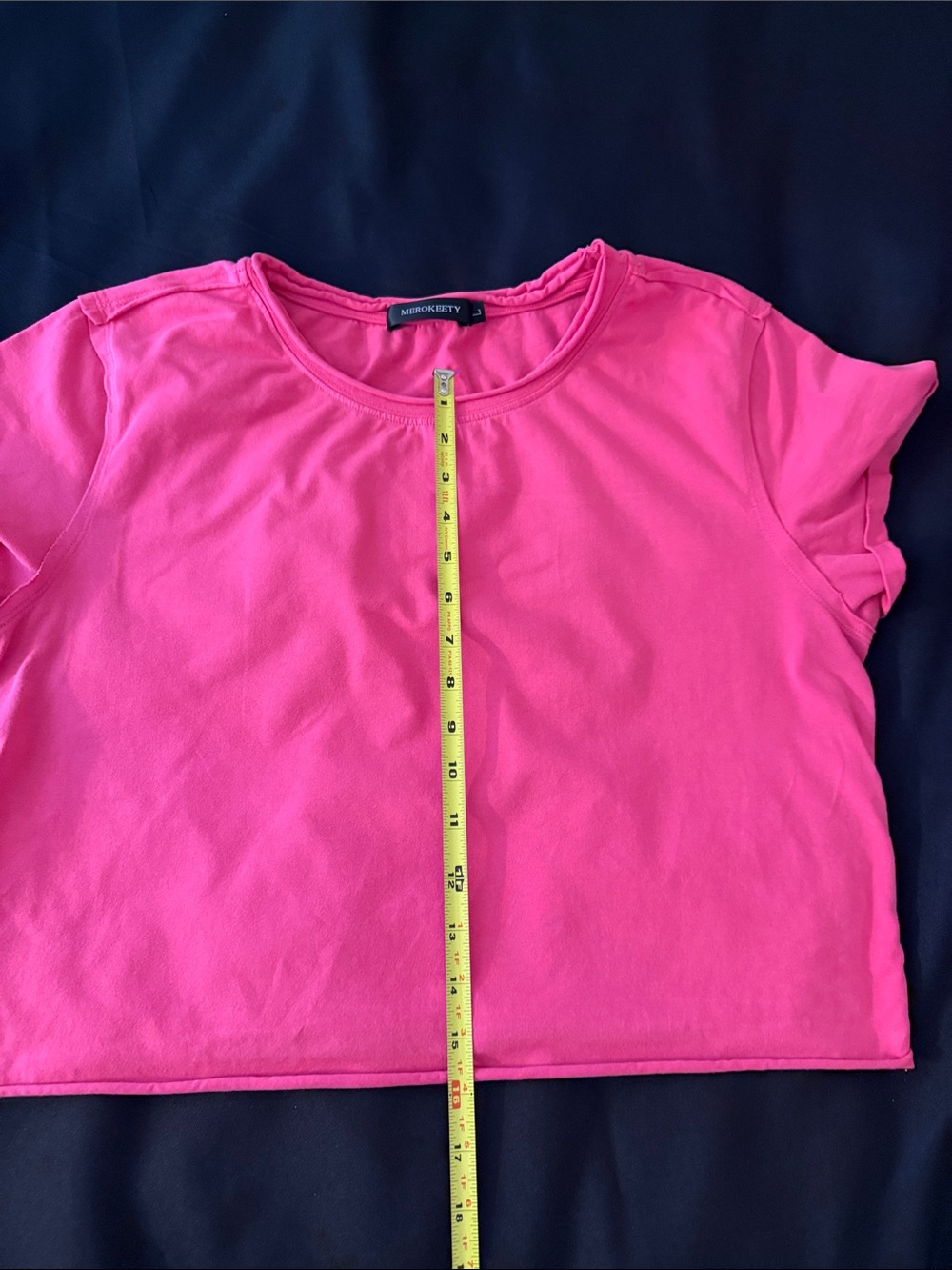 Women's Crew Neck Tops - Hot Pink & Sage Set of 2 - Size L - Picture 8 of 11